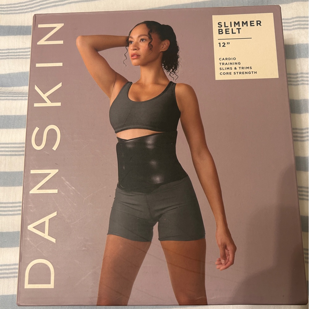Danskin Slimmer Belt 12" Waist Trainer in Black